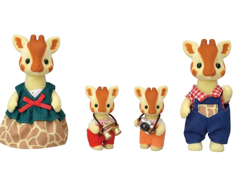 Calico Critters Highbranch Giraffe Family