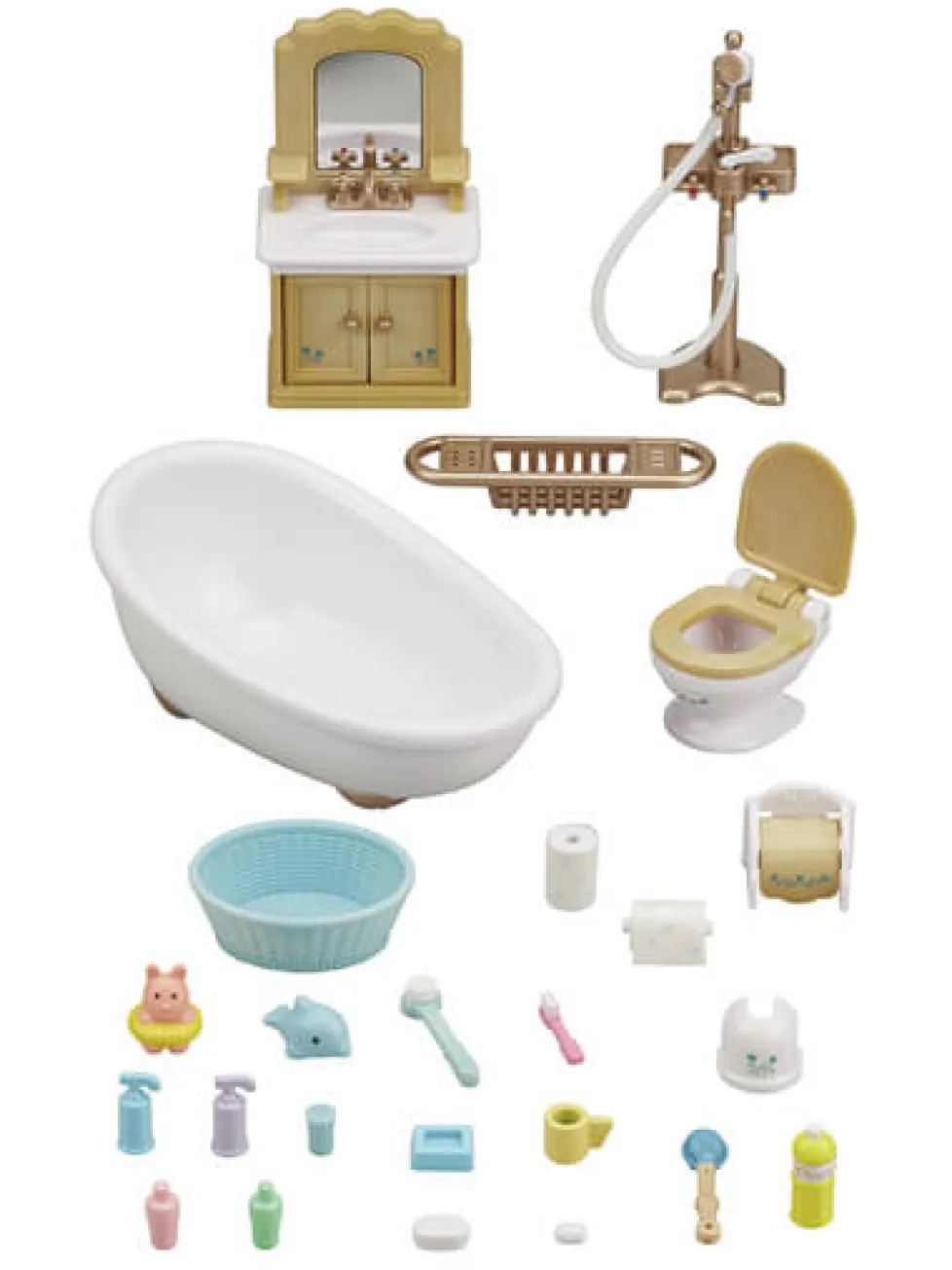 Calico Critters Country Bathroom Set