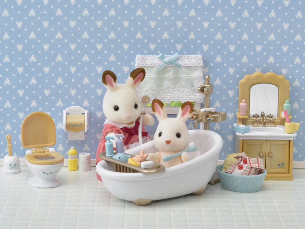 Calico Critters Country Bathroom Set