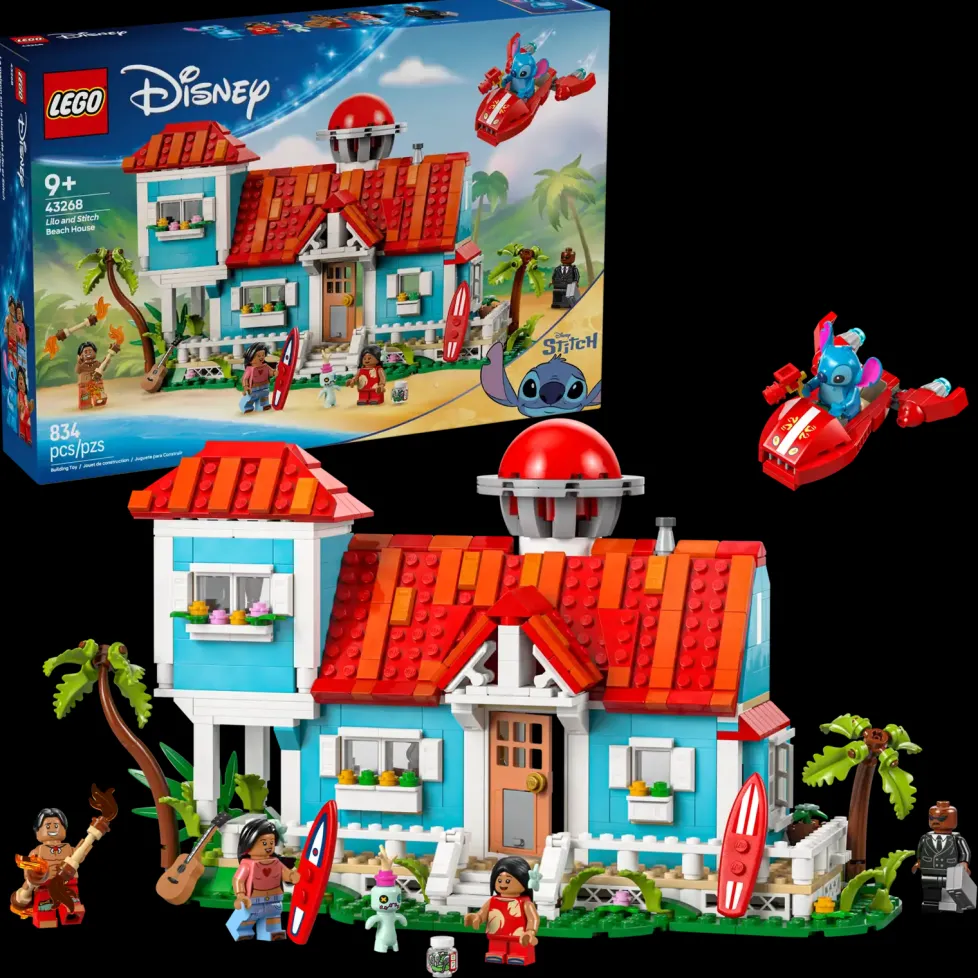 LEGO® Disney Lilo and Stitch Beach House 43268