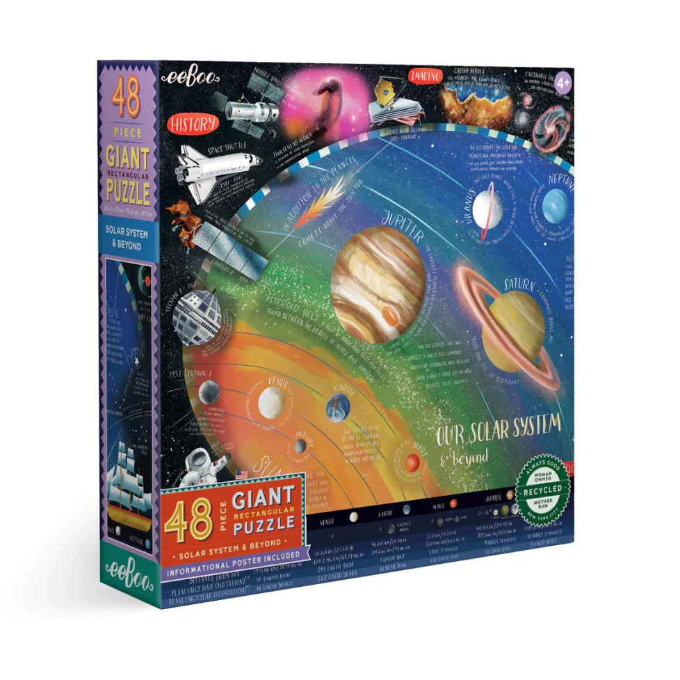 eeBoo 48 Piece Giant Puzzle Solar System & Beyond