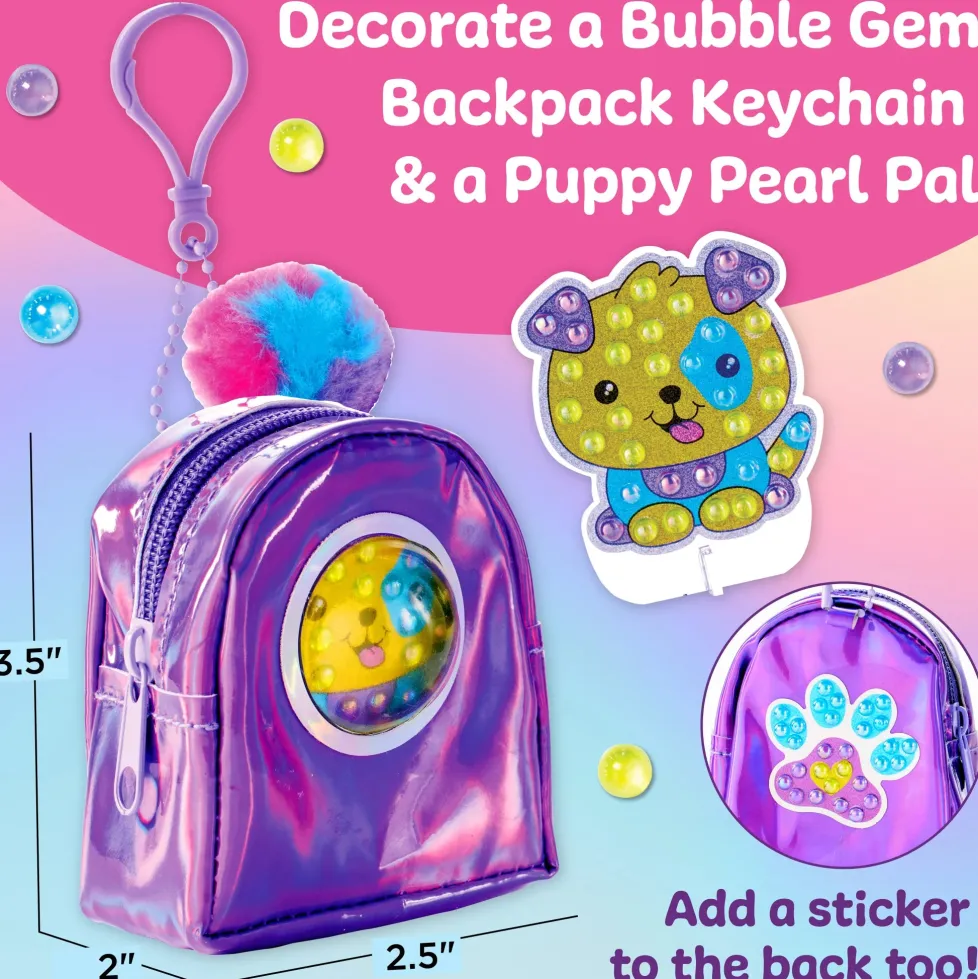 Creativity for Kids Bubble Gems™ Backpack Keychain Puppy Dog