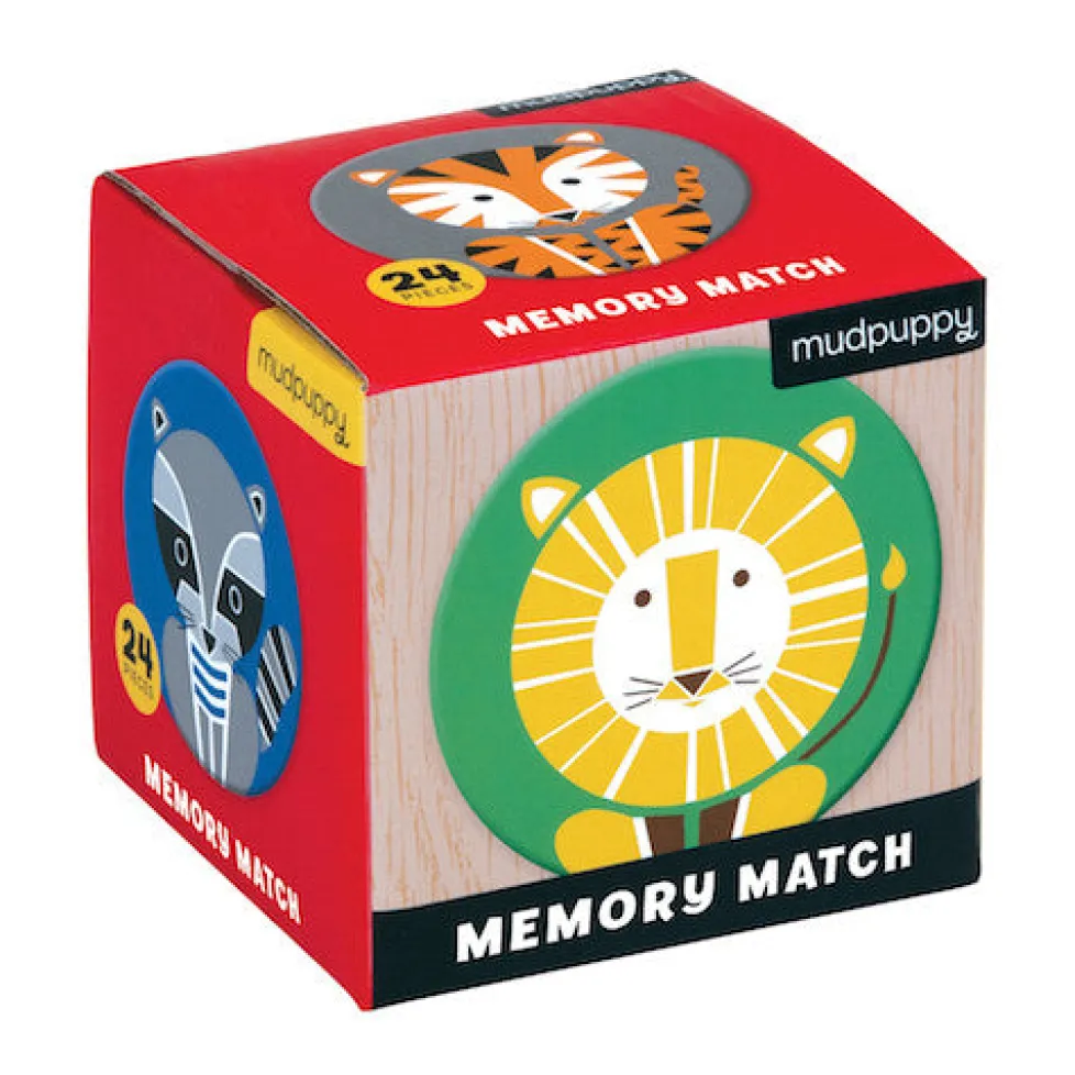 Mudpuppy Memory Match - Geometric Animals