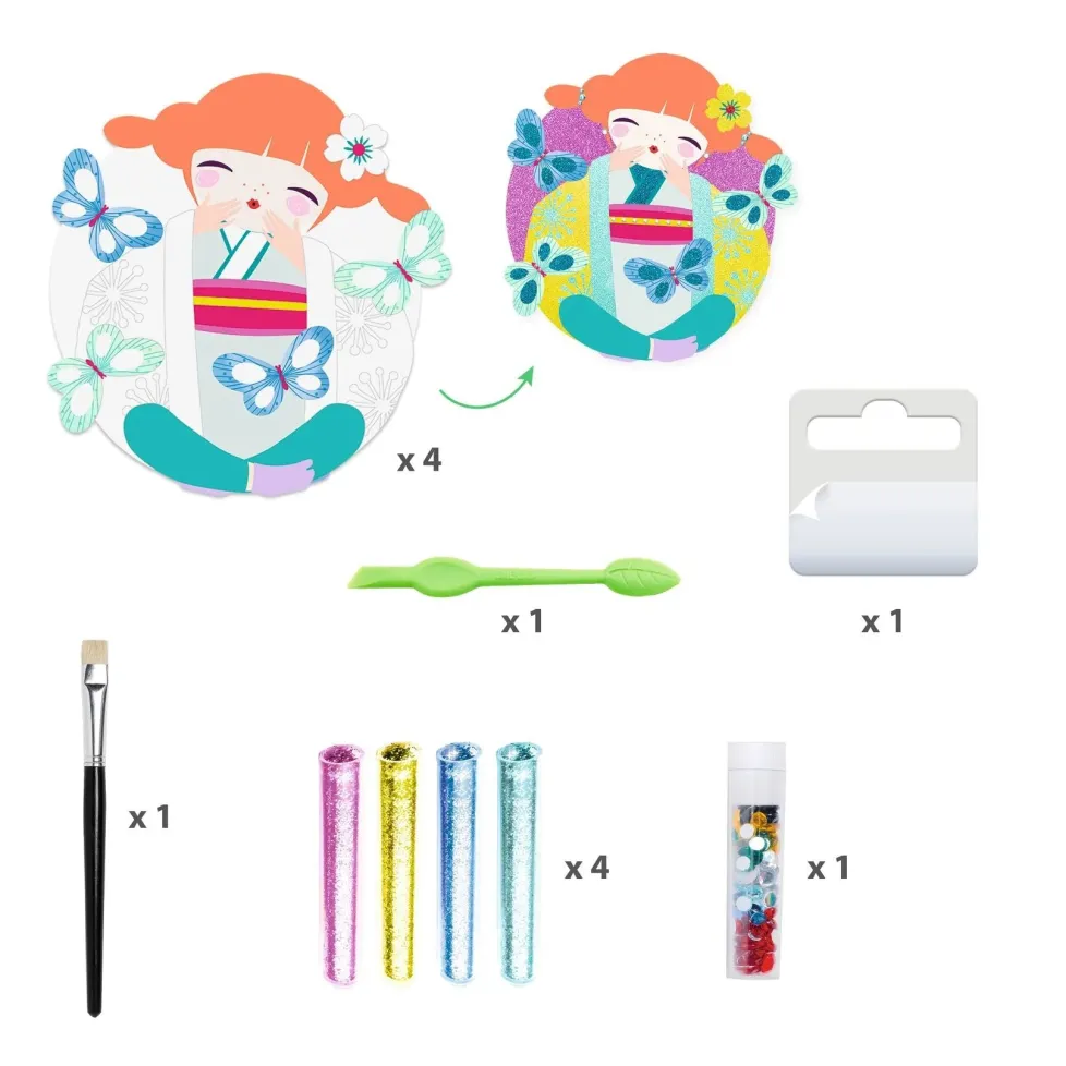 Djeco Onnanoko Glitter & Jewel Boards