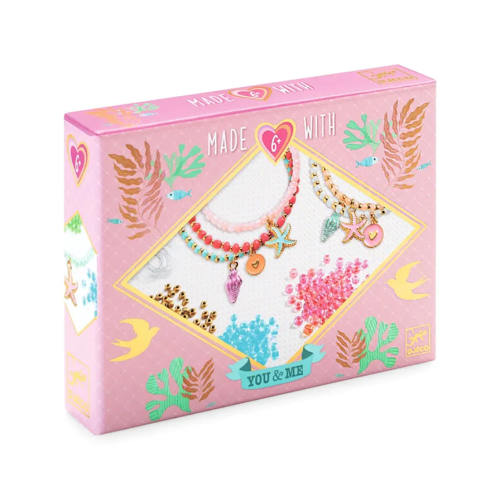 Djeco You & Me Jewelry Kit: Sea Multi-Wrap Beads & Jewelry
