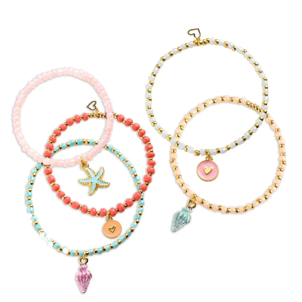 Djeco You & Me Jewelry Kit: Sea Multi-Wrap Beads & Jewelry