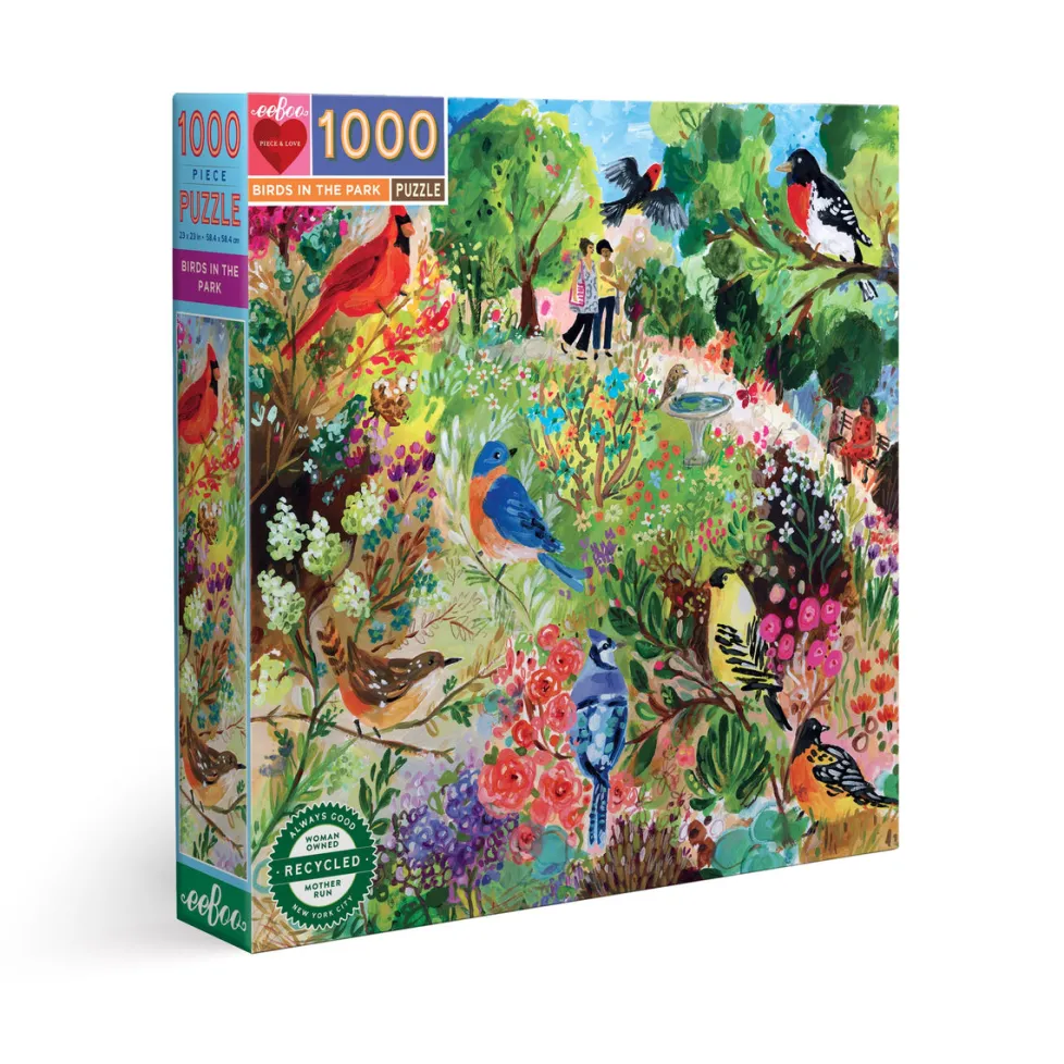 eeBoo 1000 Piece Puzzle Birds in the Park