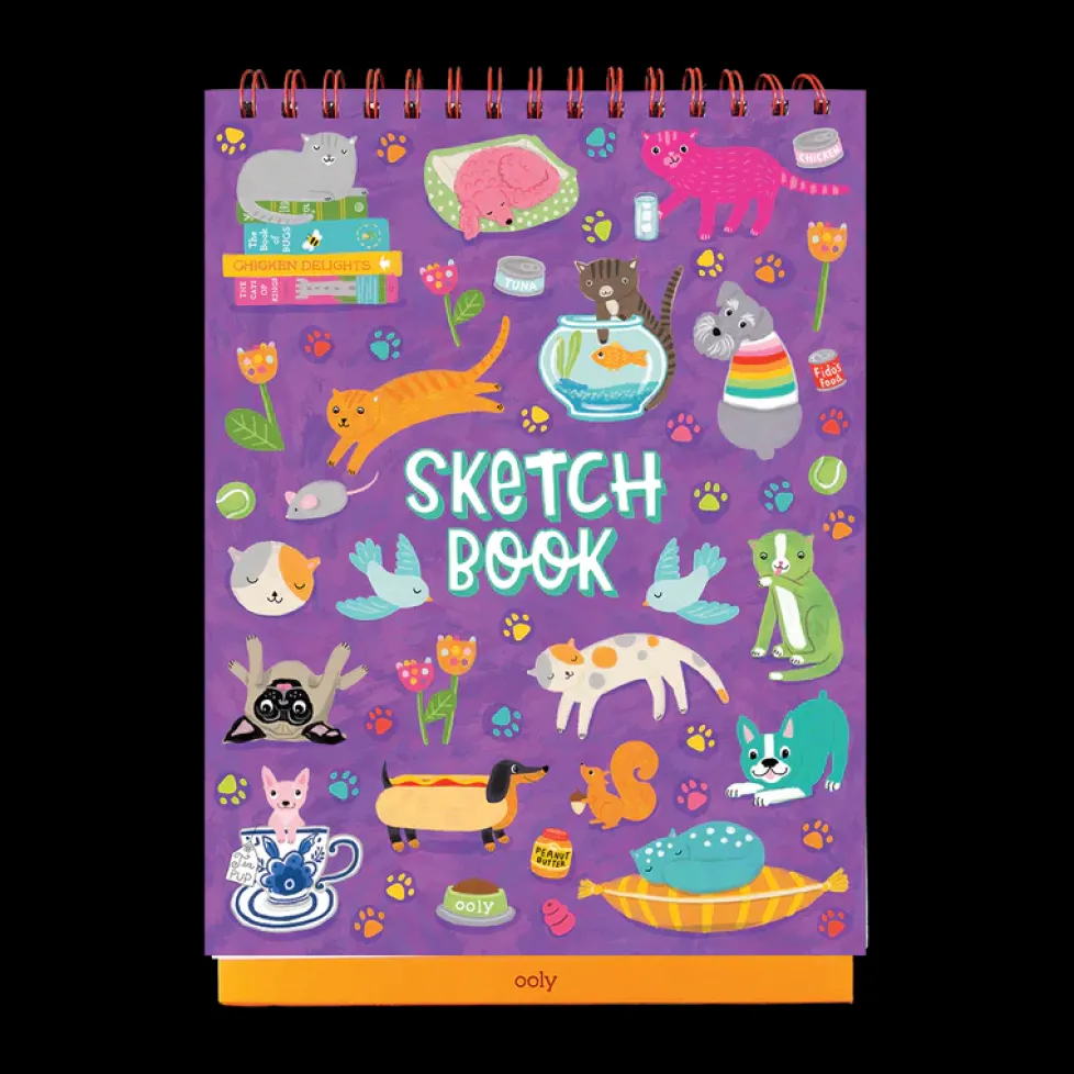 Ooly Sketch and Show Standing Sketchbook - Pets at Play