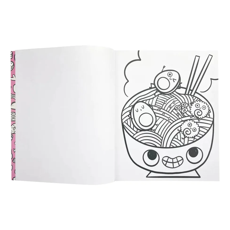 Ooly Color-In' Book - Happy Snacks