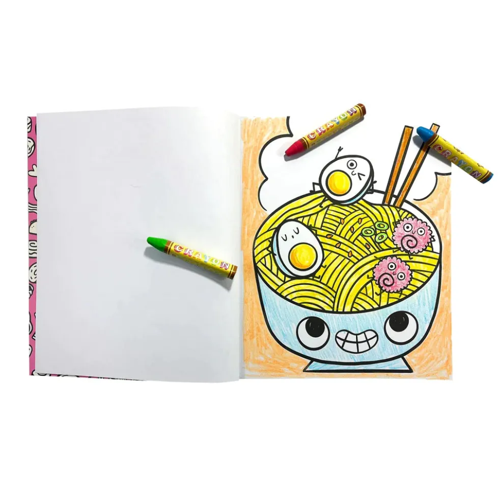 Ooly Color-In' Book - Happy Snacks