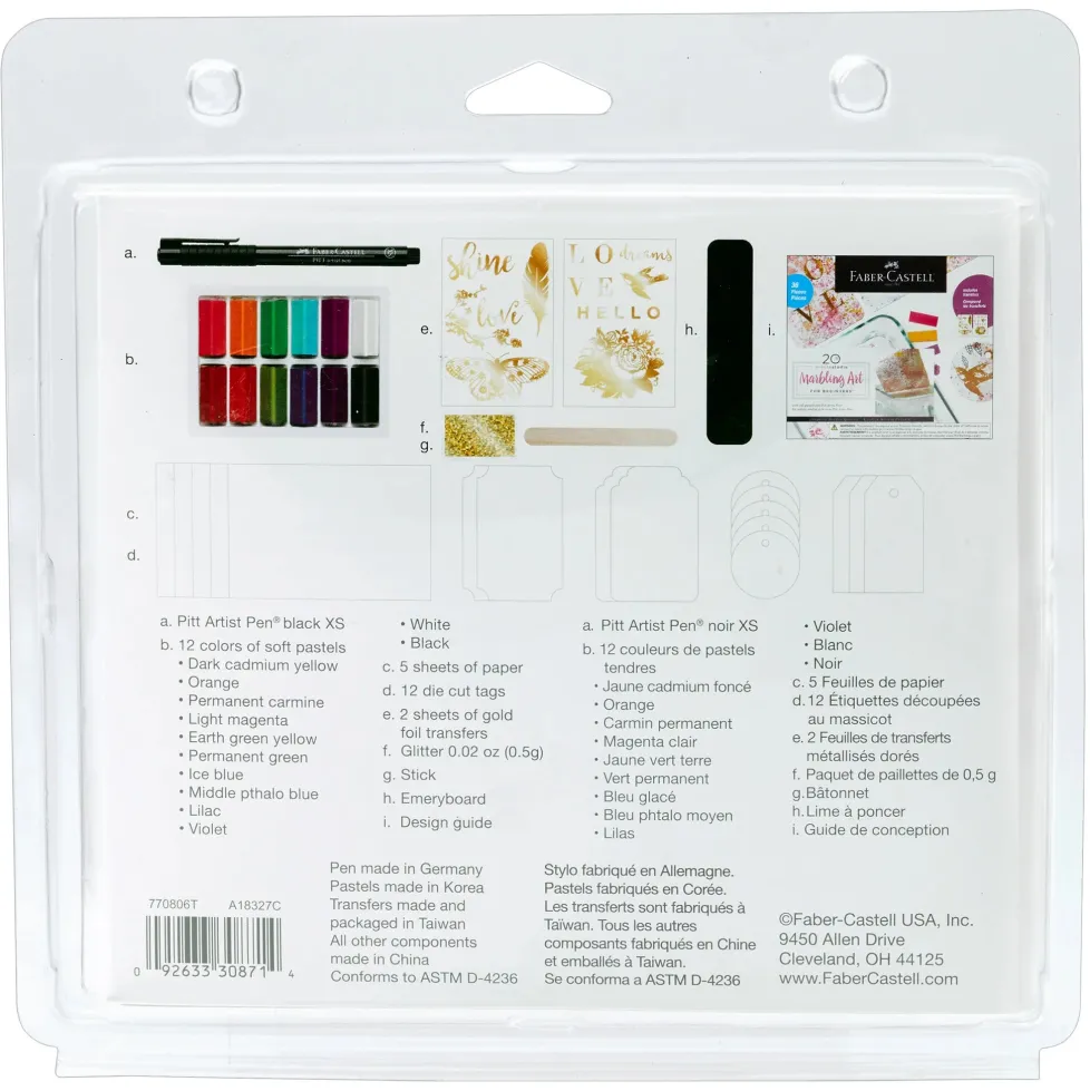 Faber-Castell 20 Minute Studio: Marbling Art Beginners