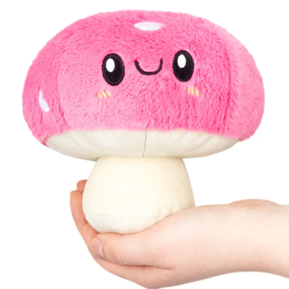 Squishable® Snugglemi Snackers Mushroom Pink 6"
