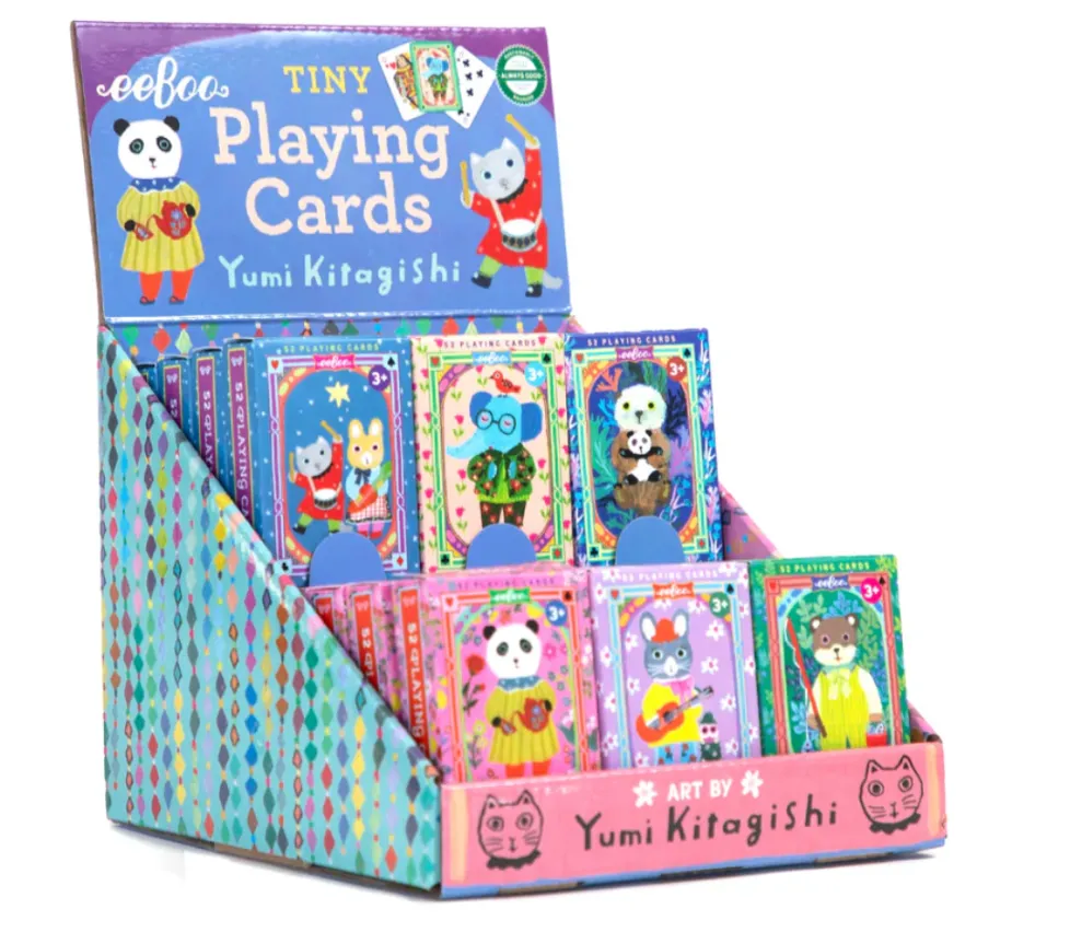 eeBoo Tiny Playing Card Assortment: Yumi