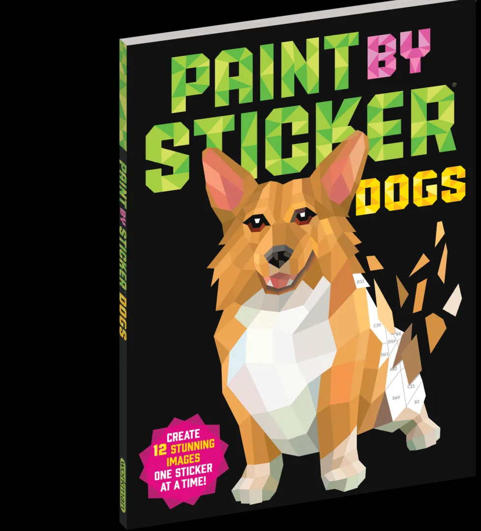 Paint By Sticker: Dogs