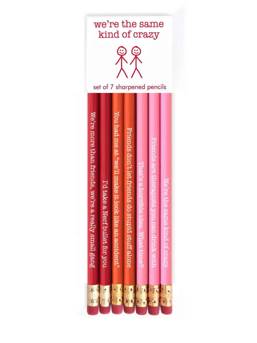 Snifty Pencil Set: We're the Same Kind of Crazy