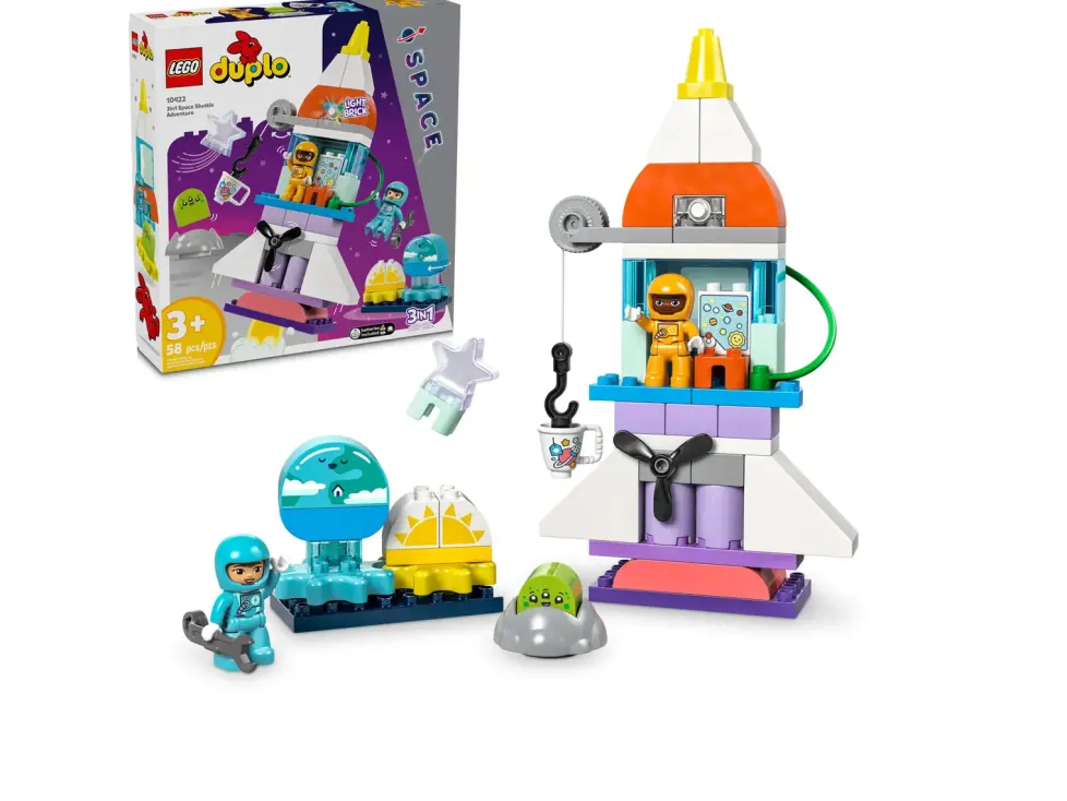 LEGO® DUPLO® 3-in-1 Space Shuttle Adventure 10422