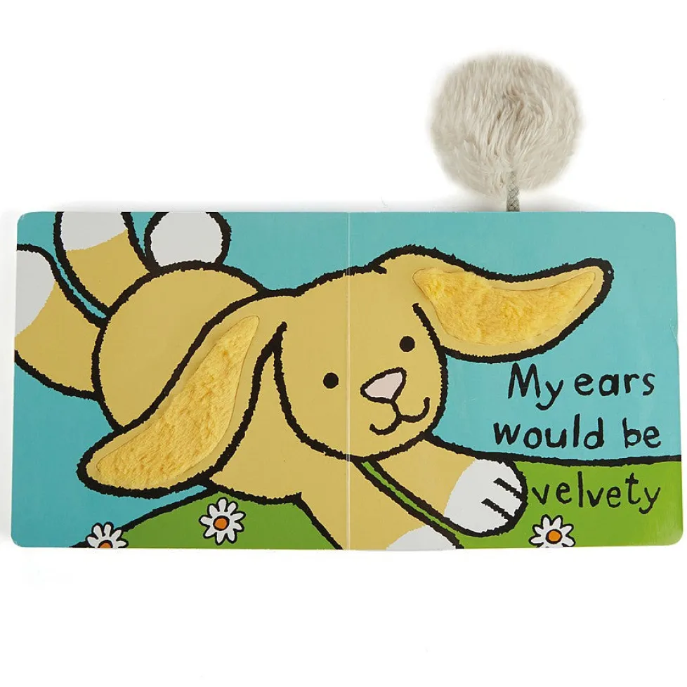 Jellycat Board Book If I Were A Rabbit Grey - Discontinued
