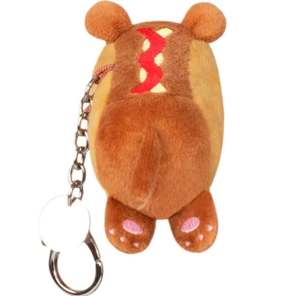Squishable® Micro Keychain: Dachshund Hot Dog 4.5