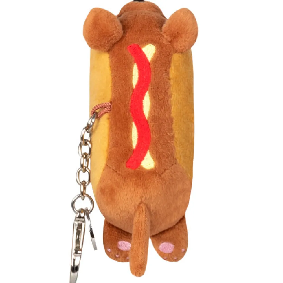 Squishable® Micro Keychain: Dachshund Hot Dog 4.5