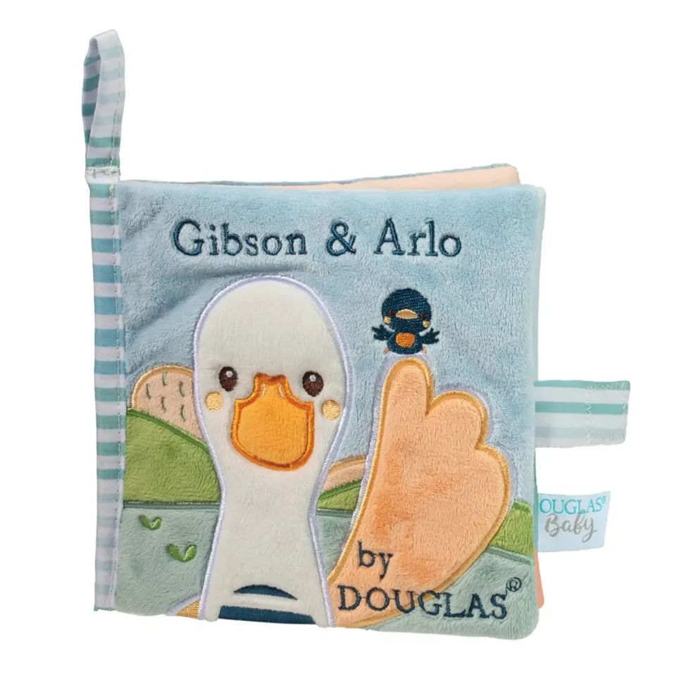 Douglas Baby Soft Activity Book Gibson & Arlo 6" (retired)
