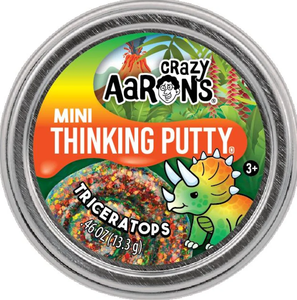Crazy Aaron's® Thinking Putty® Mini - Triaceratops