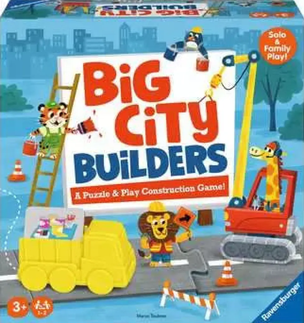 Ravensburger Big City Builders – A Preschool Puzzle and Play Construction Game