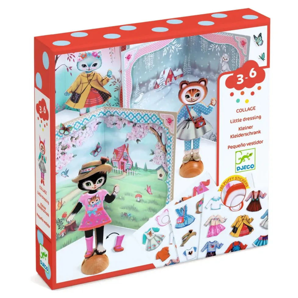 Djeco Little Wardrobe Collage Craft Kit