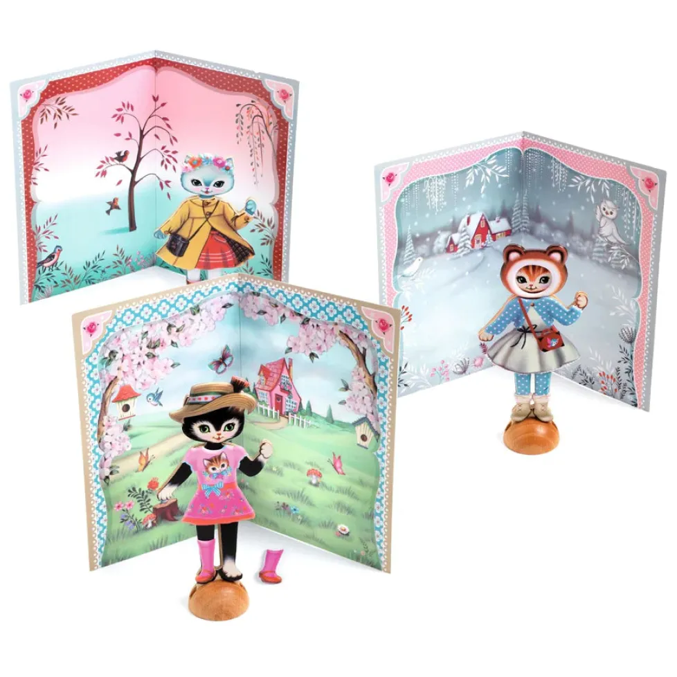 Djeco Little Wardrobe Collage Craft Kit