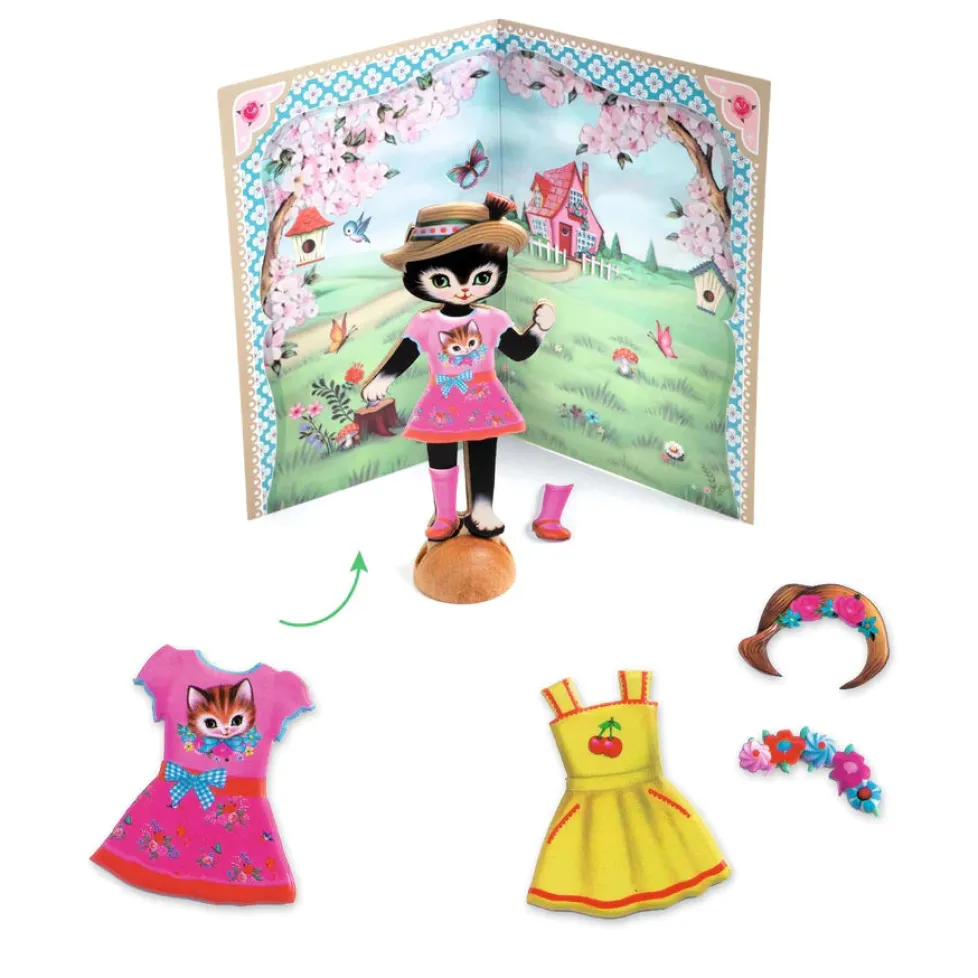 Djeco Little Wardrobe Collage Craft Kit