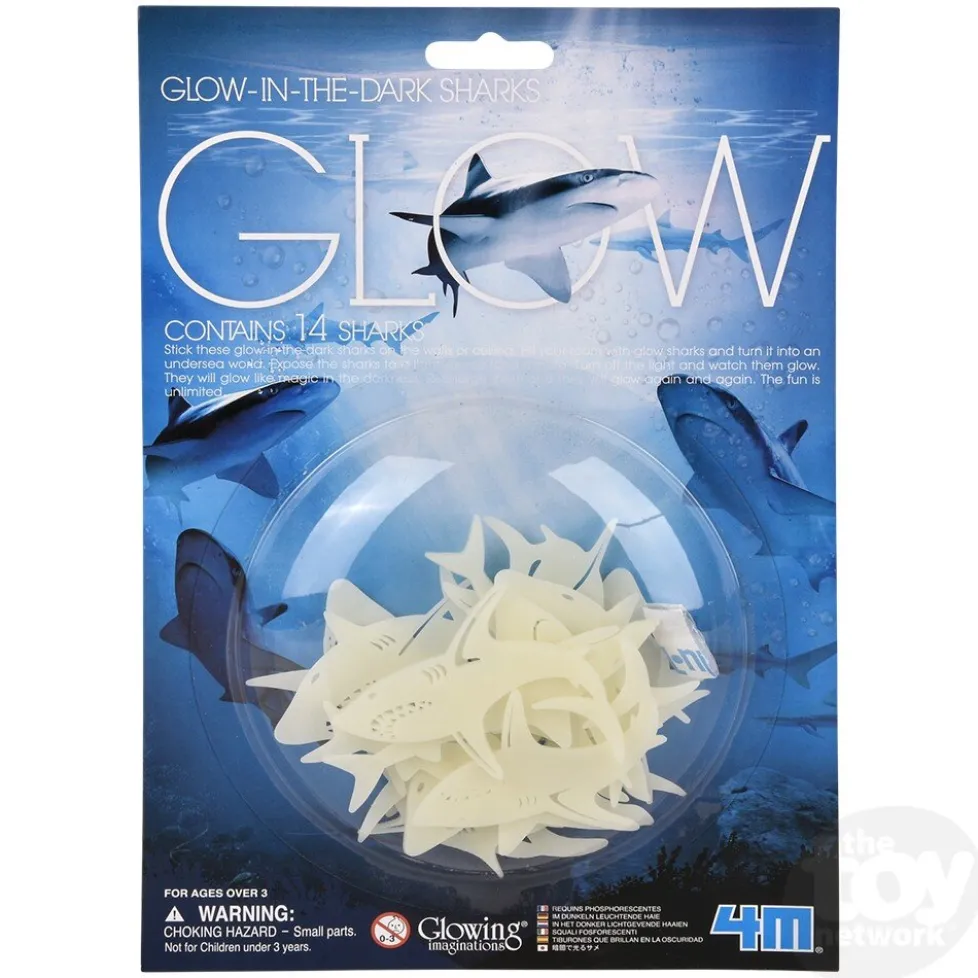 4M Glow-In-the-Dark Sharks