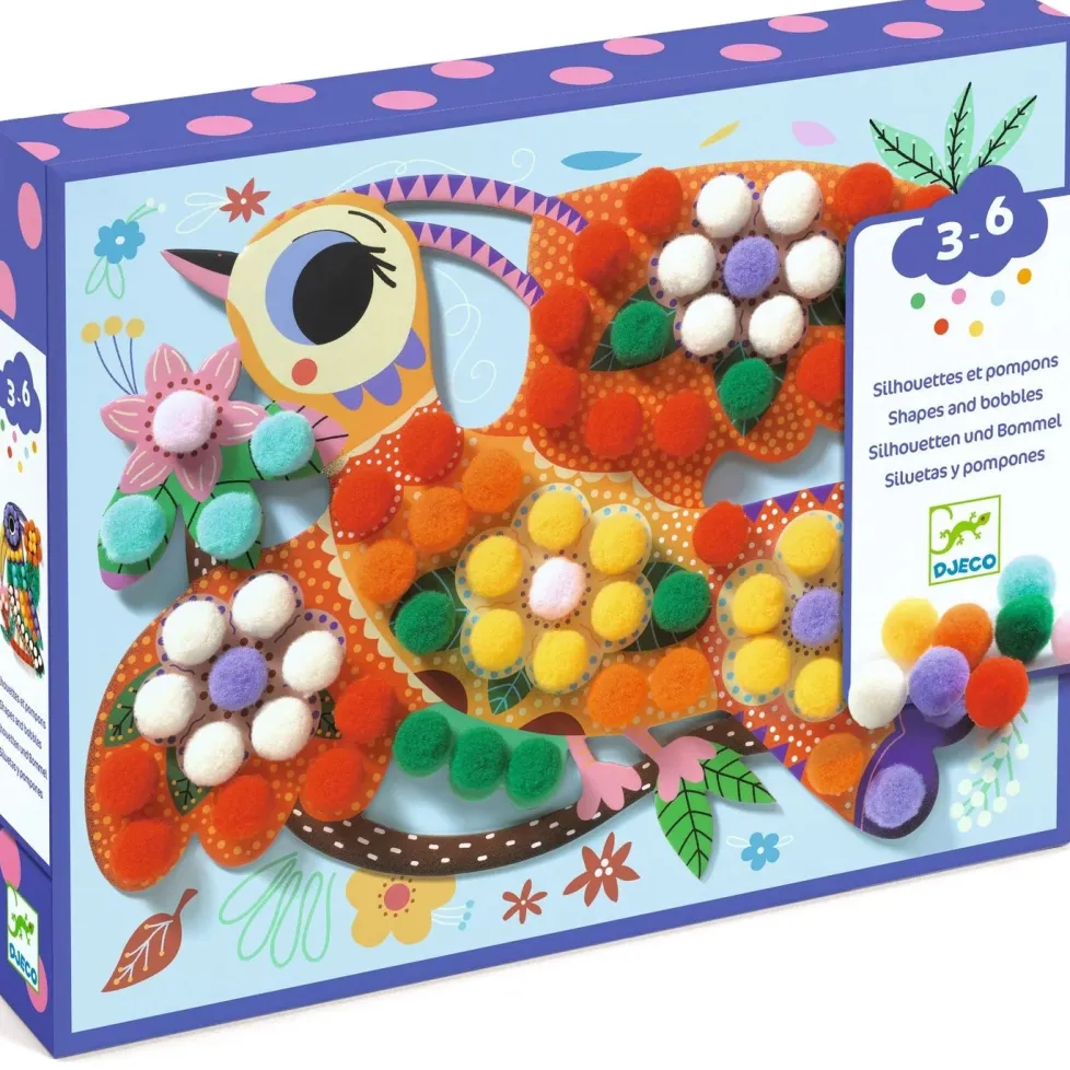 Djeco Create with Pompoms