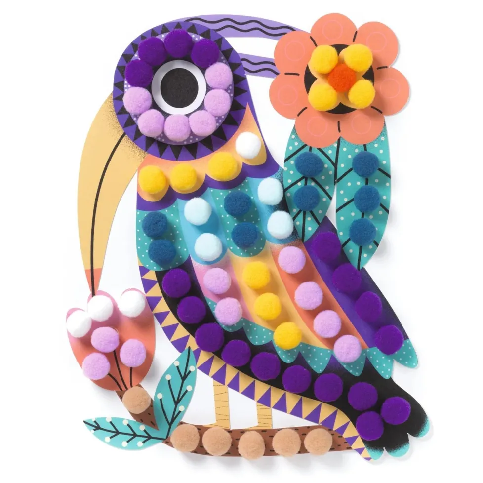 Djeco Create with Pompoms