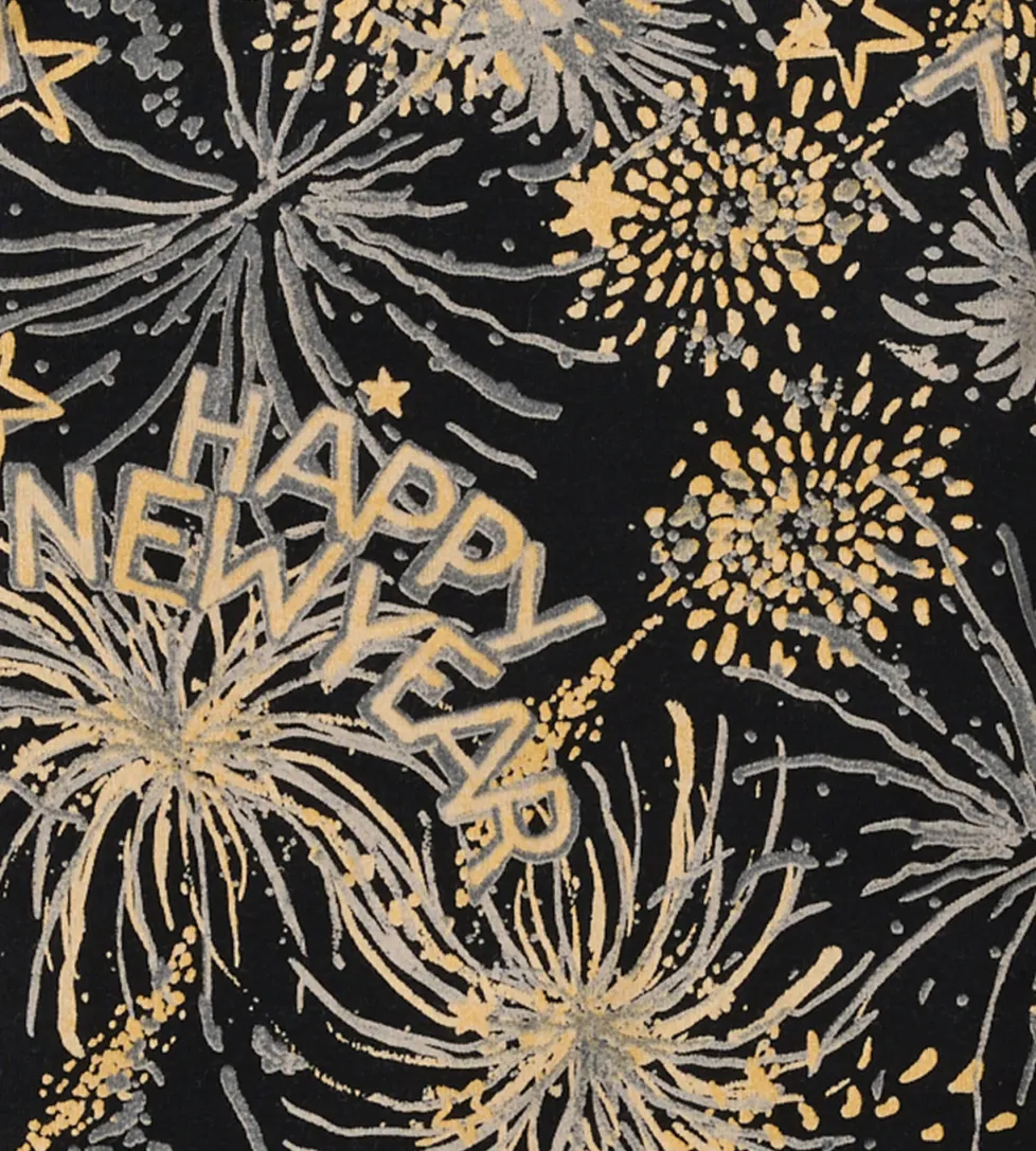 Burt's Bees Organic Two-Piece Pajamas New Year Cheer!