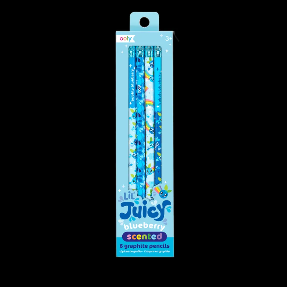 Ooly Lil Juicy Scented Graphite Pencils - Blueberry