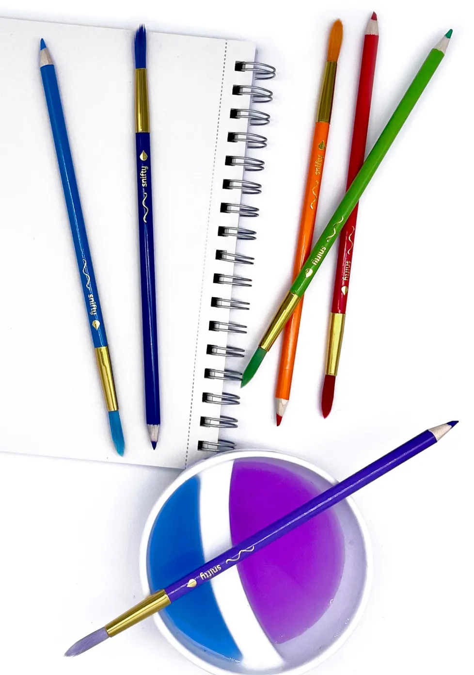 Snifty Colorbursh Watercolor Pencil & Brush Set (Pastel)