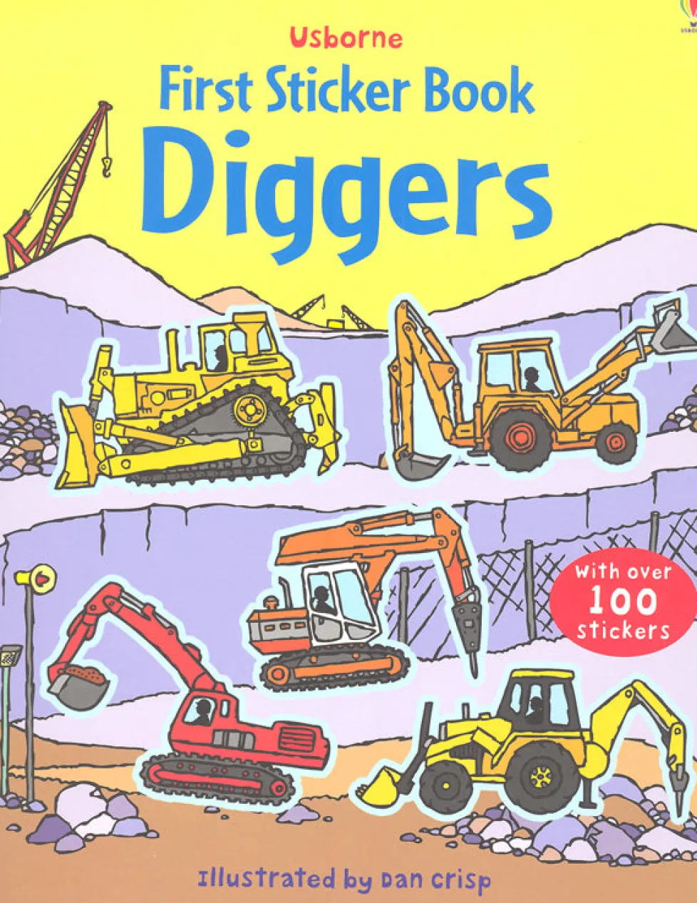 Usborne First Sticker Book: Diggers