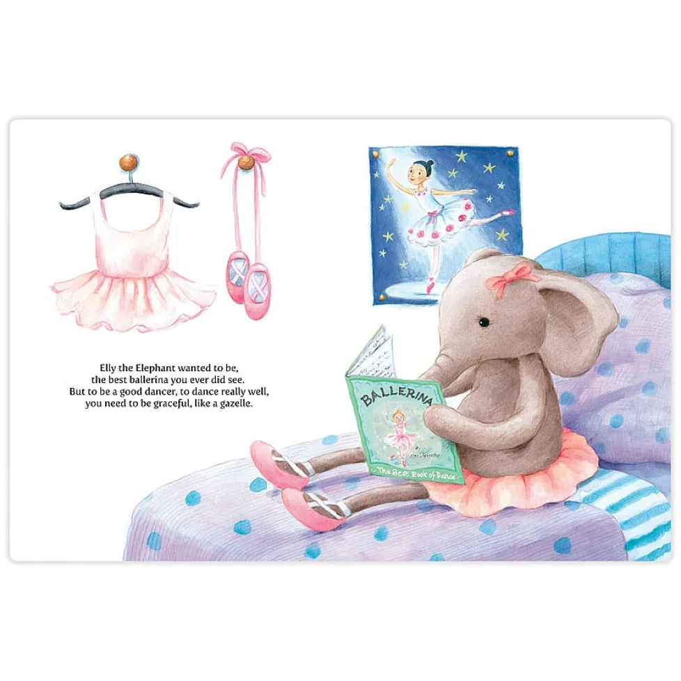 Jellycat Book Elly Ballerina