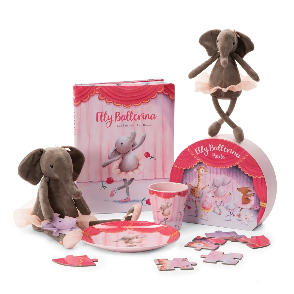 Jellycat Book Elly Ballerina