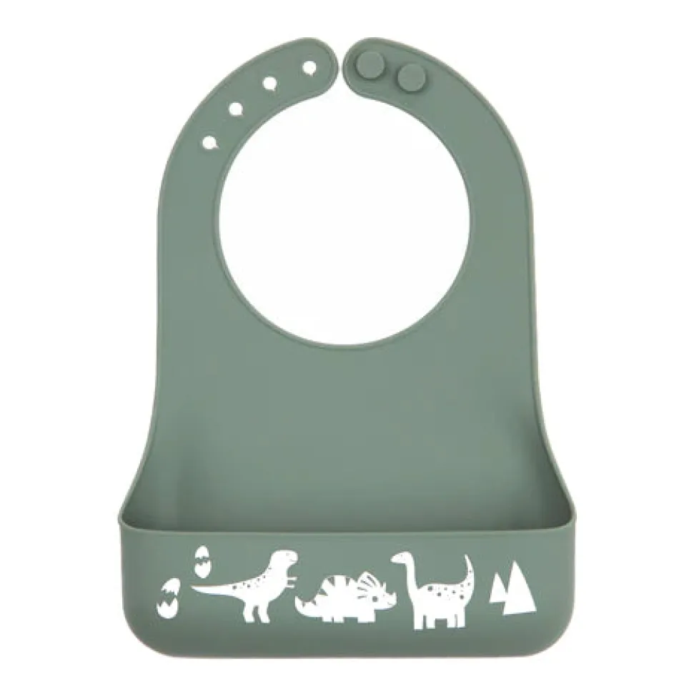 Bella Tunno Little Bites Starter Bib: Dino Rawr