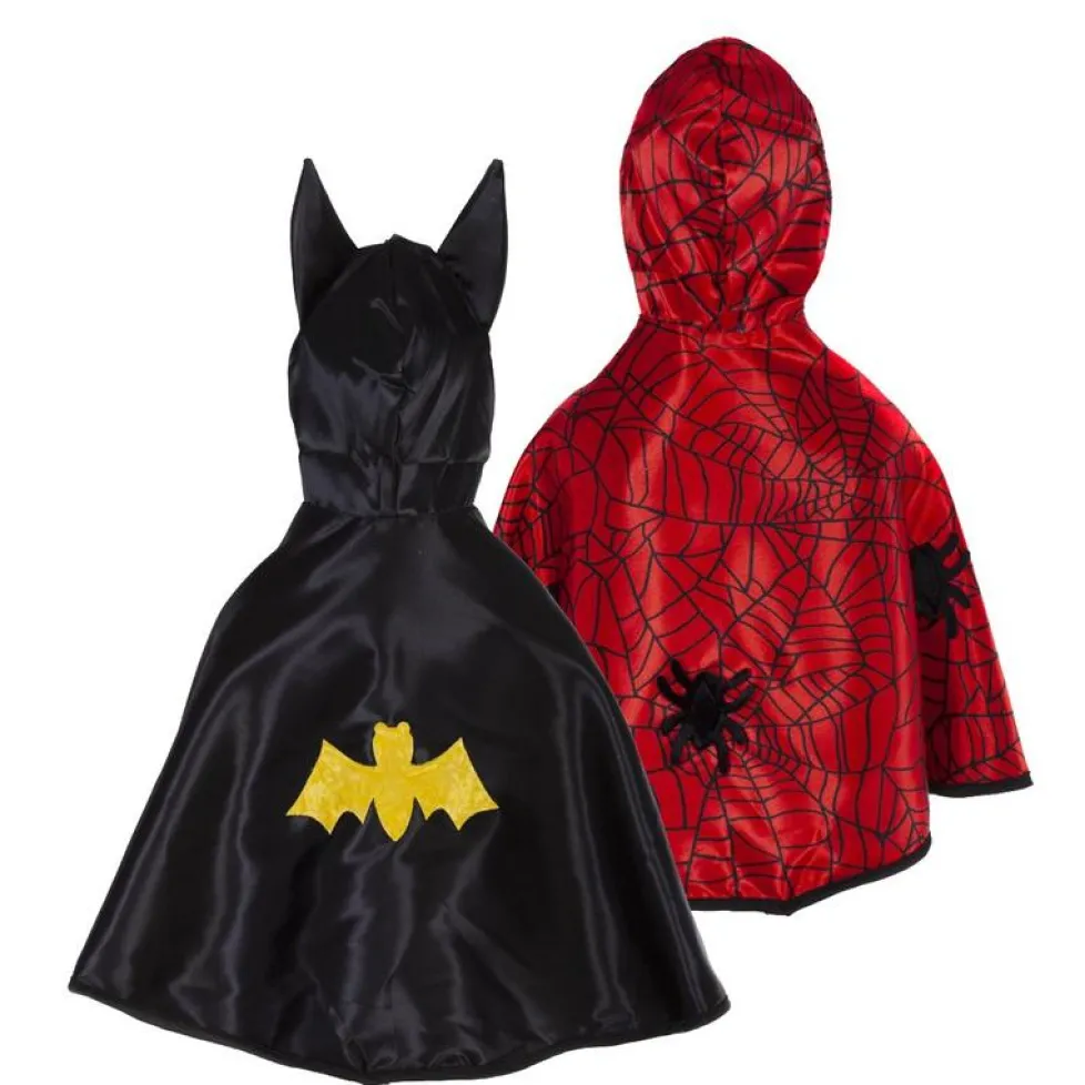 Great Pretenders Spider/Bat Reversible Cape 3/4