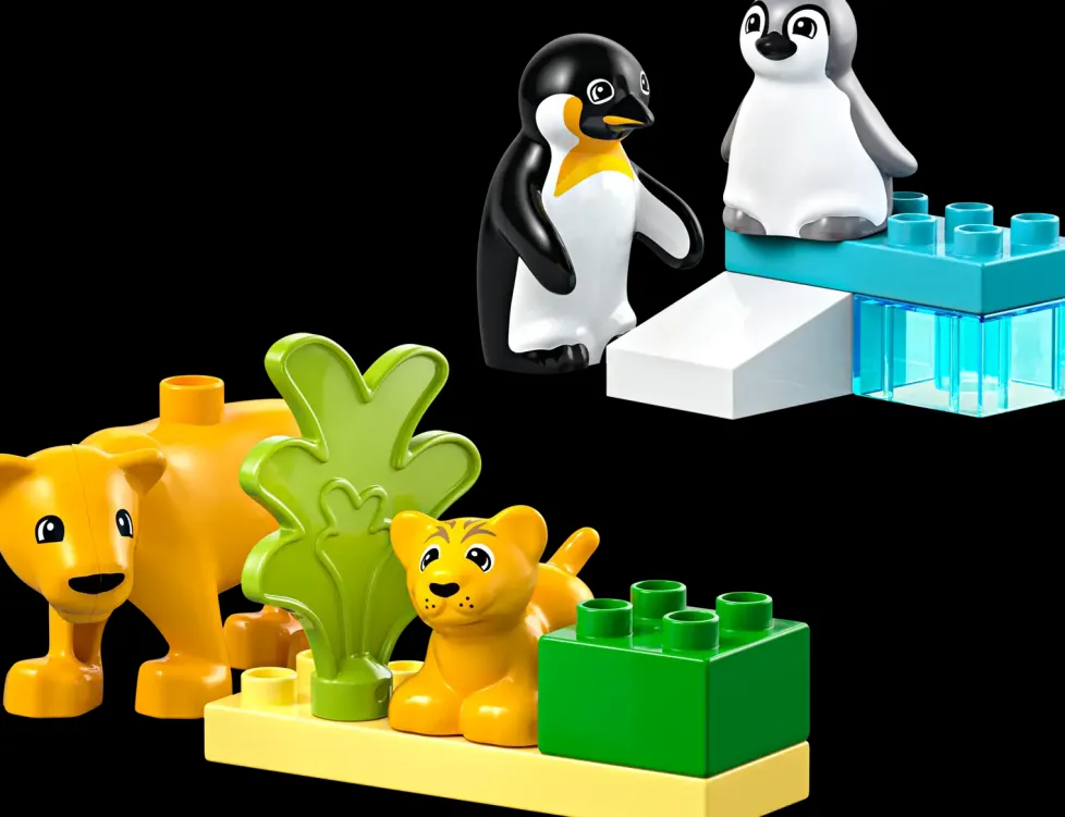 LEGO® DUPLO® Wild Animal Families: Penguins & Lions 10442