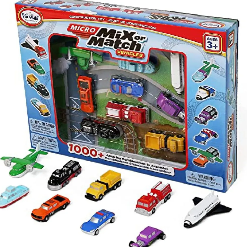Popular® Playthings: Micro Mix or Match Vehicles