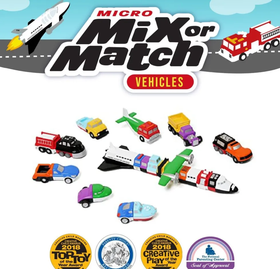 Popular® Playthings: Micro Mix or Match Vehicles