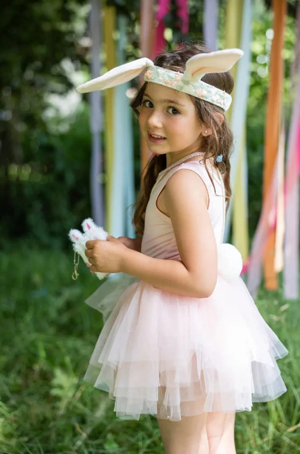 Great Pretenders Hippity Hop Bunny Ears & Tail Accessory Set