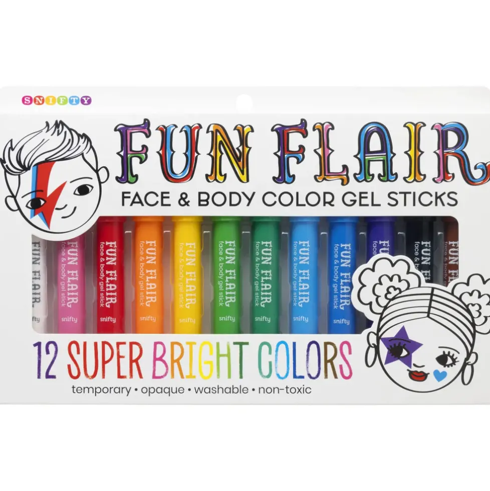 Snifty Fun Flair Face & Body Color Gel Sticks