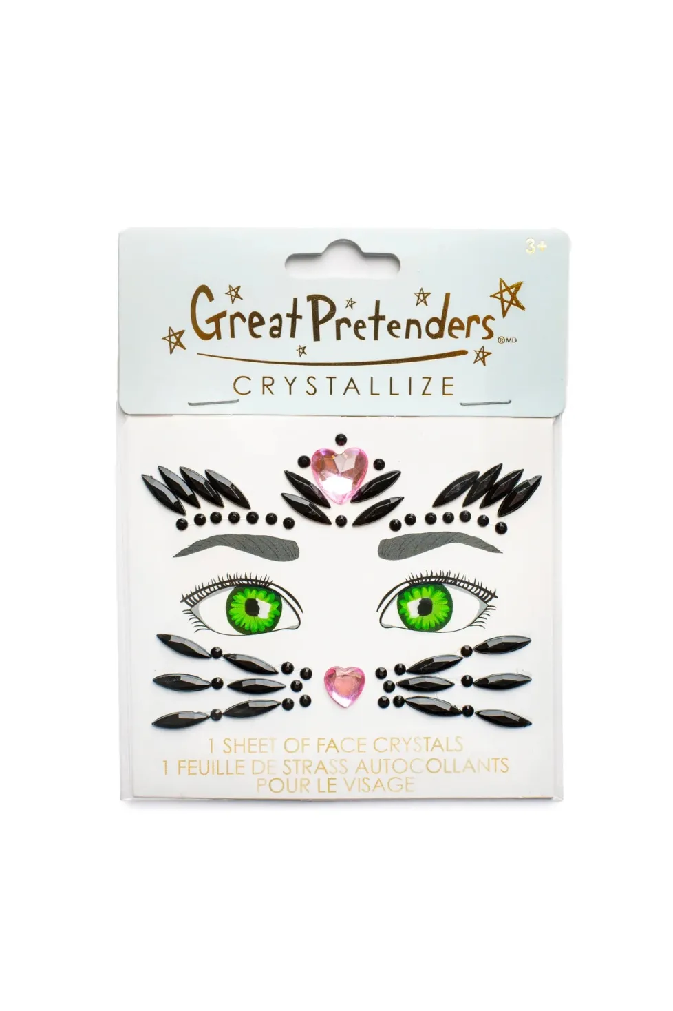 Great Pretenders Face Crystals: Black Cat