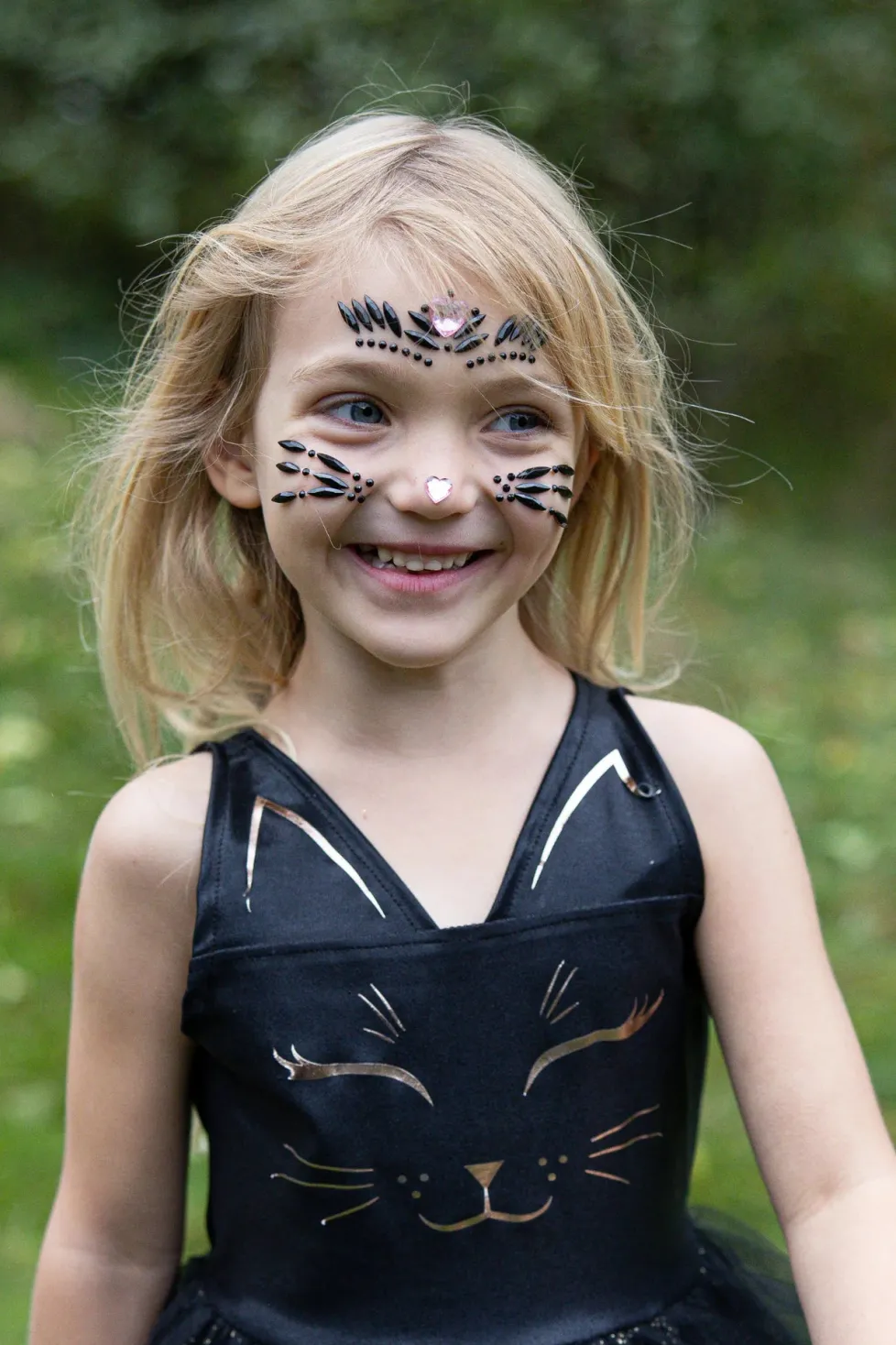 Great Pretenders Face Crystals: Black Cat