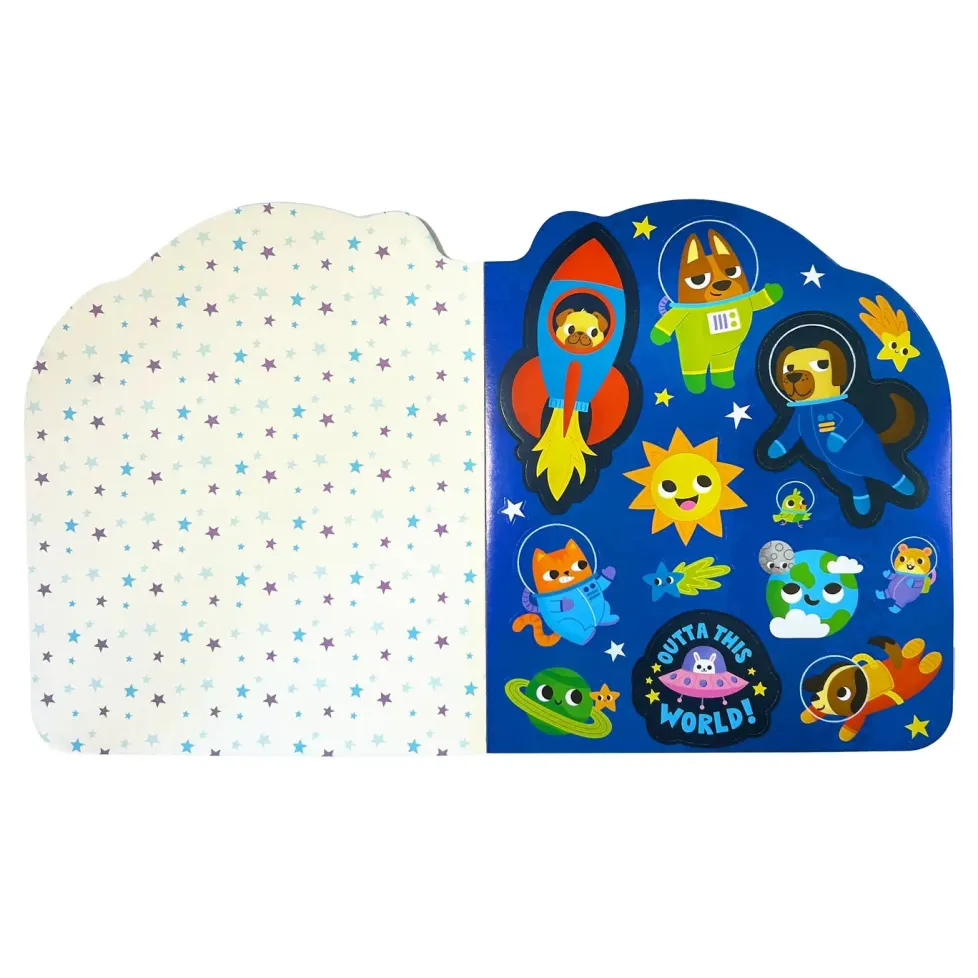 Ooly Playful Pages Activity Book - Pets In Space