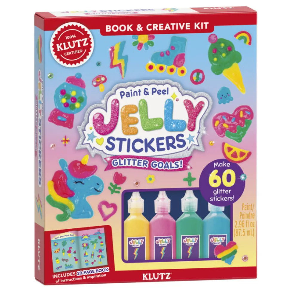 Klutz® Paint & Peel Jelly Stickers: Glitter Goals!
