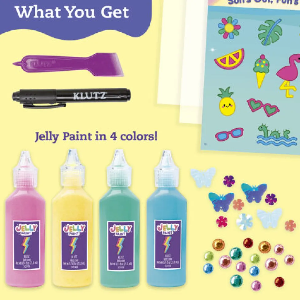 Klutz® Paint & Peel Jelly Stickers: Glitter Goals!